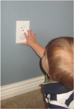 Outlet cover childproofing babyproofing child safe child safety colorado childproofers